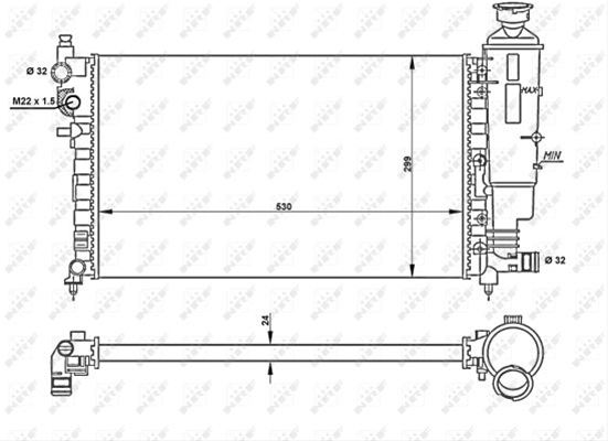 RADIATOR, RACIRE MOTOR