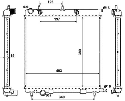RADIATOR, RACIRE MOTOR