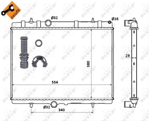 RADIATOR, RACIRE MOTOR