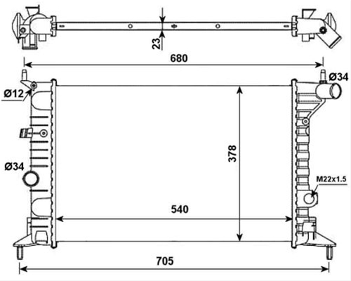 RADIATOR, RACIRE MOTOR