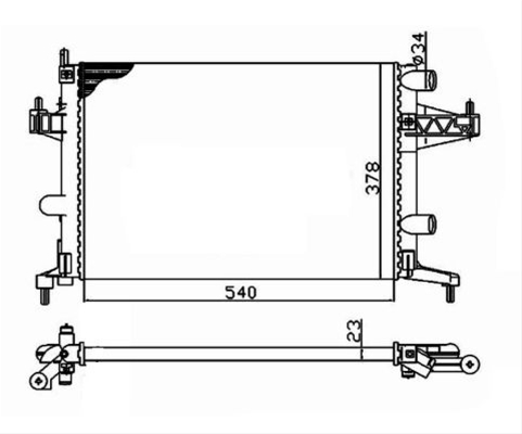 RADIATOR, RACIRE MOTOR