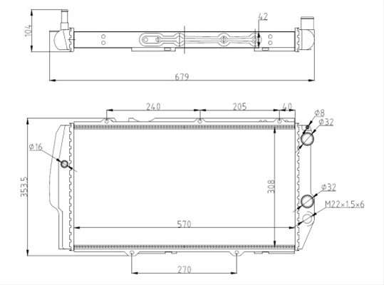 RADIATOR, RACIRE MOTOR