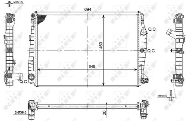 RADIATOR, RACIRE MOTOR