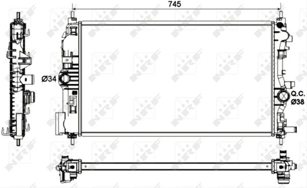RADIATOR, RACIRE MOTOR