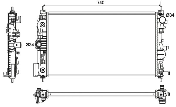 RADIATOR, RACIRE MOTOR