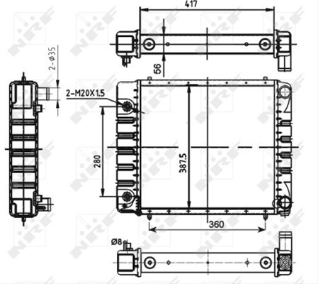 RADIATOR, RACIRE MOTOR