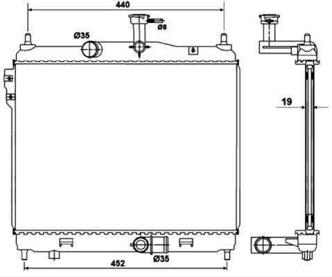 RADIATOR, RACIRE MOTOR