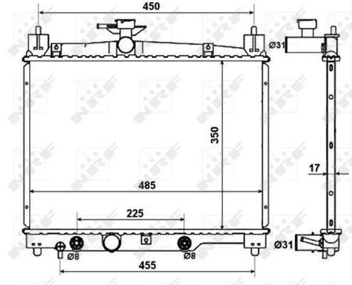 RADIATOR, RACIRE MOTOR