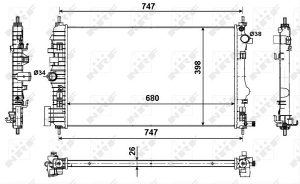 RADIATOR, RACIRE MOTOR