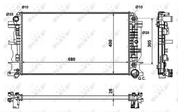 RADIATOR, RACIRE MOTOR