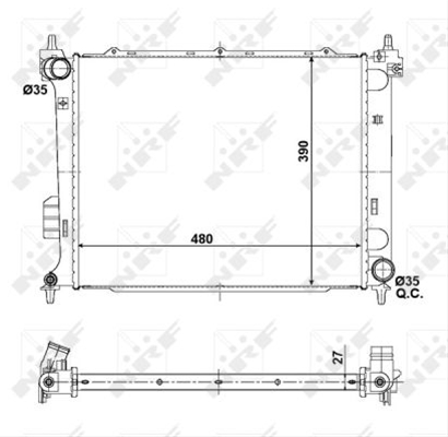 RADIATOR, RACIRE MOTOR