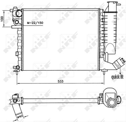 RADIATOR, RACIRE MOTOR