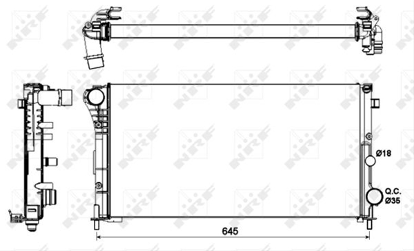 RADIATOR, RACIRE MOTOR