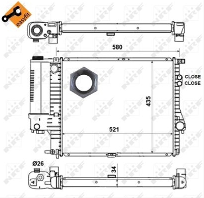 RADIATOR, RACIRE MOTOR