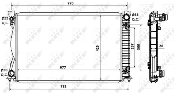RADIATOR, RACIRE MOTOR