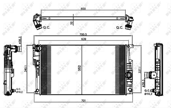 RADIATOR, RACIRE MOTOR