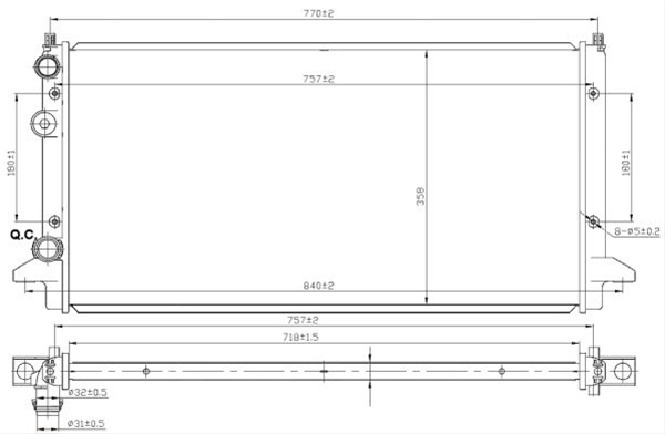 RADIATOR, RACIRE MOTOR