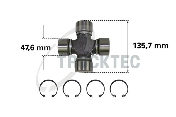 Imagine pentru produsul „ARTICULATIE IN CRUCE TRUCKTEC"