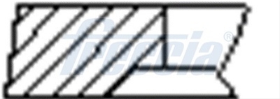 SET SEGMENTI PISTON - FRECCIA - CSNBB