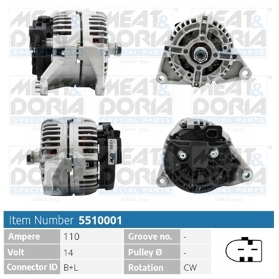 Imagine pentru produsul „ALTERNATOR NEW MEAT&DORIA"
