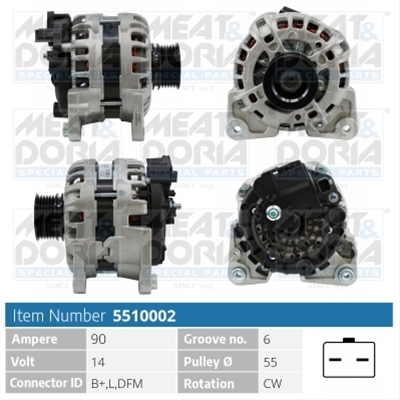 ALTERNATOR NEW MEAT&DORIA
