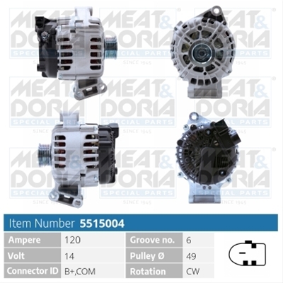 ALTERNATOR MEAT&DORIA