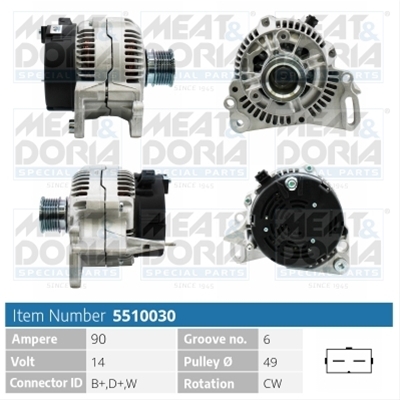 ALTERNATOR NEW MEAT&DORIA