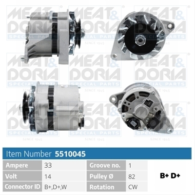 ALTERNATOR MEAT&DORIA