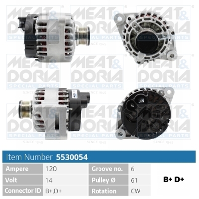 ALTERNATOR NEW MEAT&DORIA
