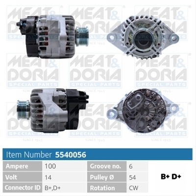 Imagine pentru produsul „ALTERNATOR NEW MEAT&DORIA"