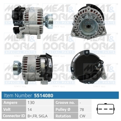 Imagine pentru produsul „ALTERNATOR NEW MEAT&DORIA"