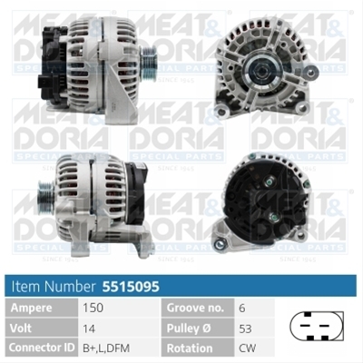 Imagine pentru produsul „ALTERNATOR NEW MEAT&DORIA"