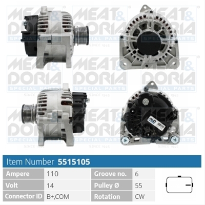 ALTERNATOR NEW MEAT&DORIA