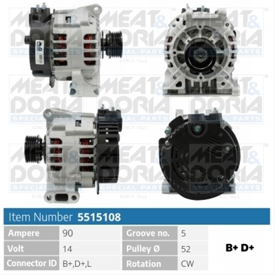 ALTERNATOR NEW MEAT&DORIA