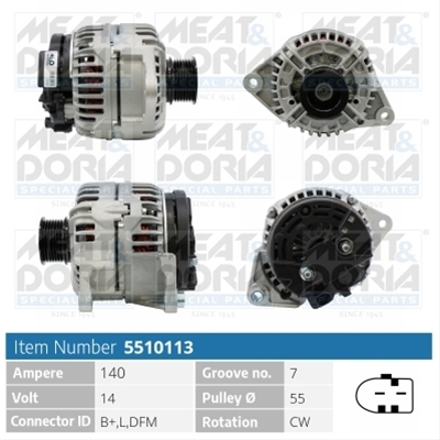 ALTERNATOR NEW MEAT&DORIA