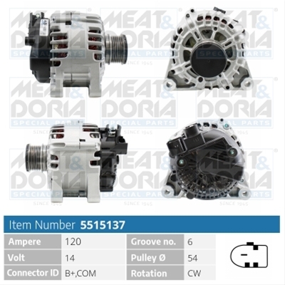Imagine pentru produsul „ALTERNATOR NEW MEAT&DORIA"