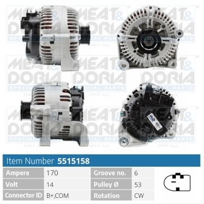 Imagine pentru produsul „ALTERNATOR NEW MEAT&DORIA"