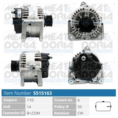 ALTERNATOR NEW MEAT&DORIA