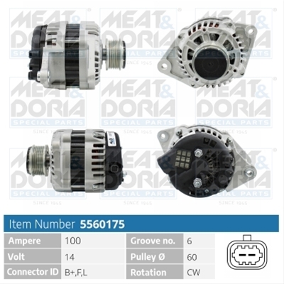ALTERNATOR NEW MEAT&DORIA