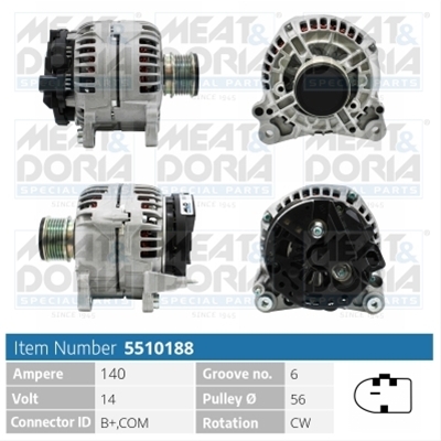 ALTERNATOR NEW MEAT&DORIA