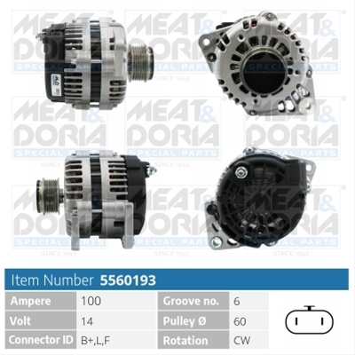 Imagine pentru produsul „ALTERNATOR NEW MEAT&DORIA"