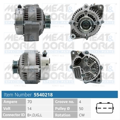 ALTERNATOR NEW MEAT&DORIA