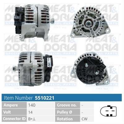Imagine pentru produsul „ALTERNATOR NEW MEAT&DORIA"