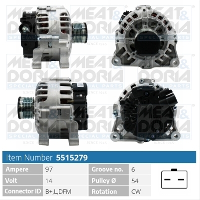 ALTERNATOR MEAT&DORIA