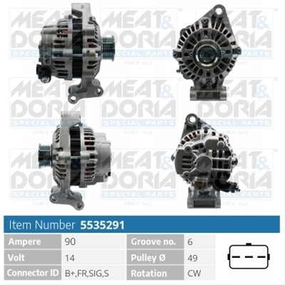 Imagine pentru produsul „ALTERNATOR NEW MEAT&DORIA"