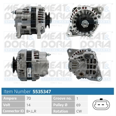 Imagine pentru produsul „ALTERNATOR NEW MEAT&DORIA"