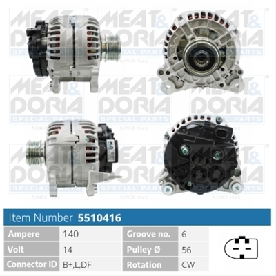 ALTERNATOR NEW MEAT&DORIA