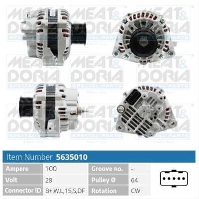 ALTERNATOR MEAT&DORIA