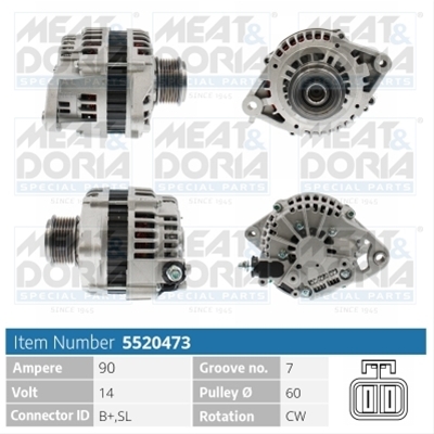 Imagine pentru produsul „ALTERNATOR NEW MEAT&DORIA"