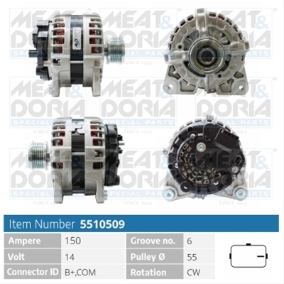 ALTERNATOR NEW MEAT&DORIA